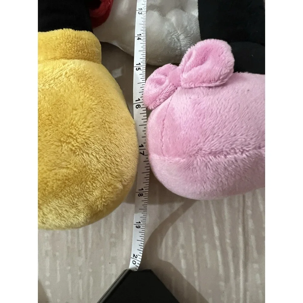 Lot of 2 - Mickey and Minnie Mouse 18‎ Inch Plush - EUC Let's Play